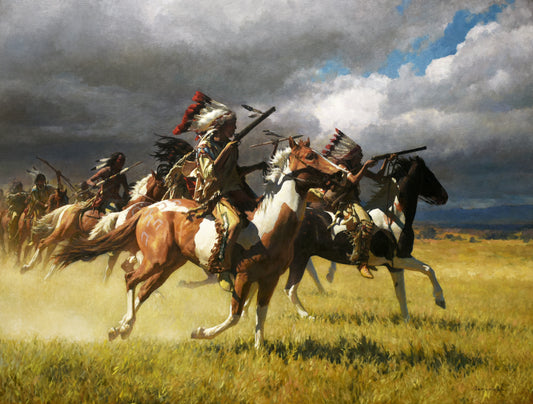 "Warriors Charging" by Benjamin Wu