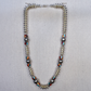 Zia Mountain Multi Stone and Pillow Bead Necklace