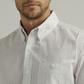 Men's George Strait® Short Sleeve Button Down One Pocket Print Shirt - White Divide