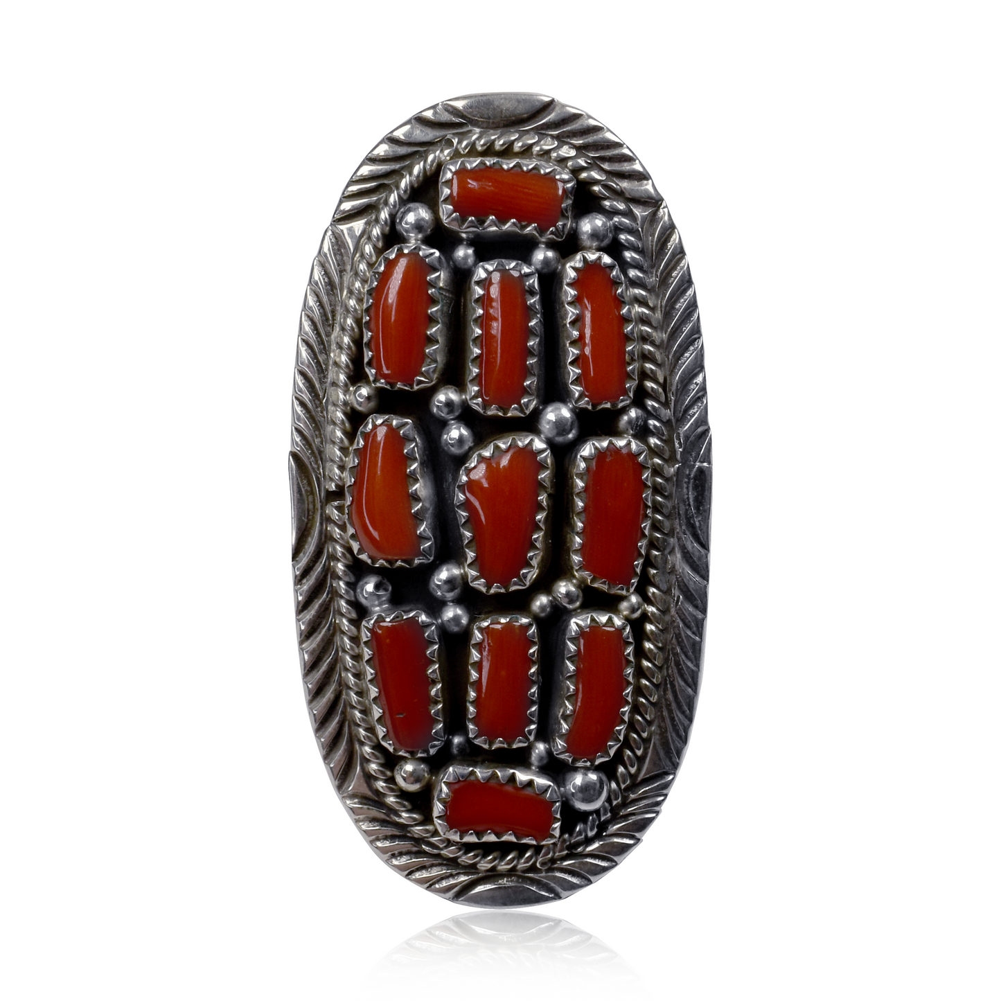 Noble Coral Cluster Statement Ring by Mike Harrison