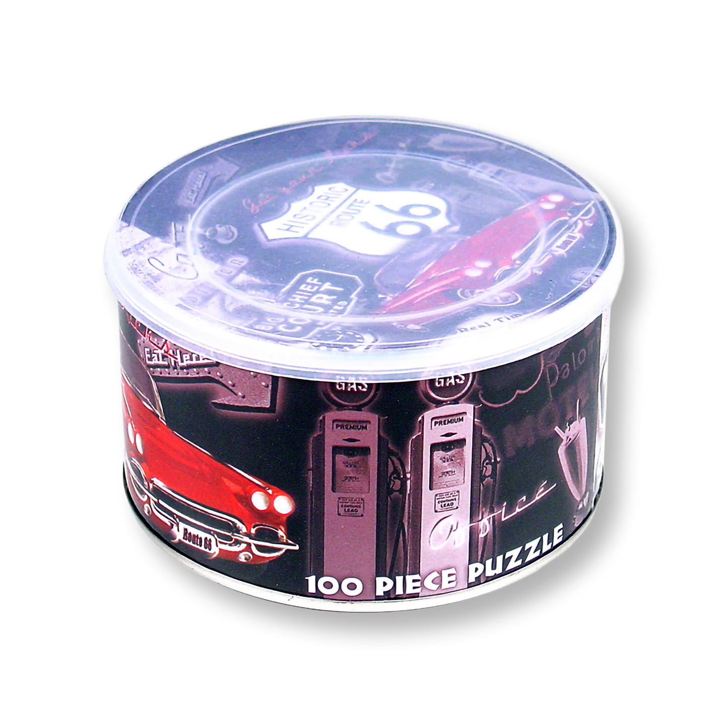 Route 66 100 Piece Puzzle Tin