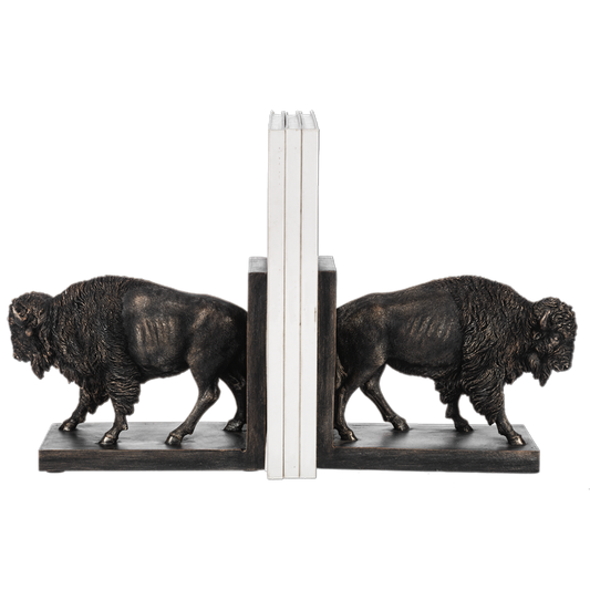 American Bison Bookend - Pair