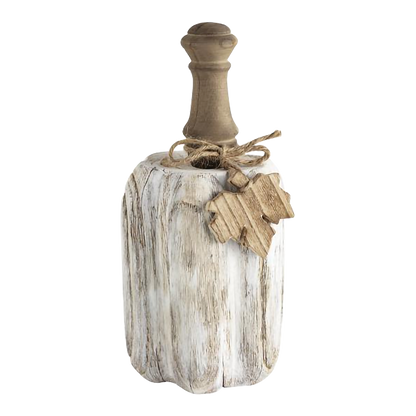 Pine Wood Baluster Pumpkin