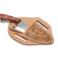 Texas Saddlery Floral Leather Knife Sheath with Knife
