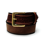 Texas Saddlery Kids' Spider Stamped Combo Leather Belt