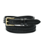 Texas Saddlery Swirl Stamped Tapered Leather Belt