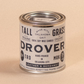 Drover: Leather + Bergamot Soy Wax Candle