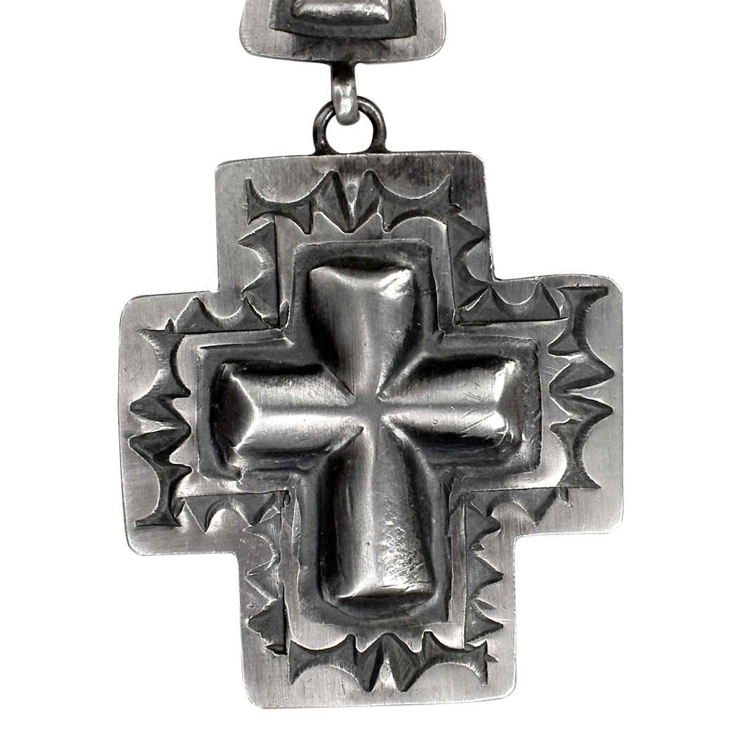 Maltese Style Cross Earrings by Ronnie Wille