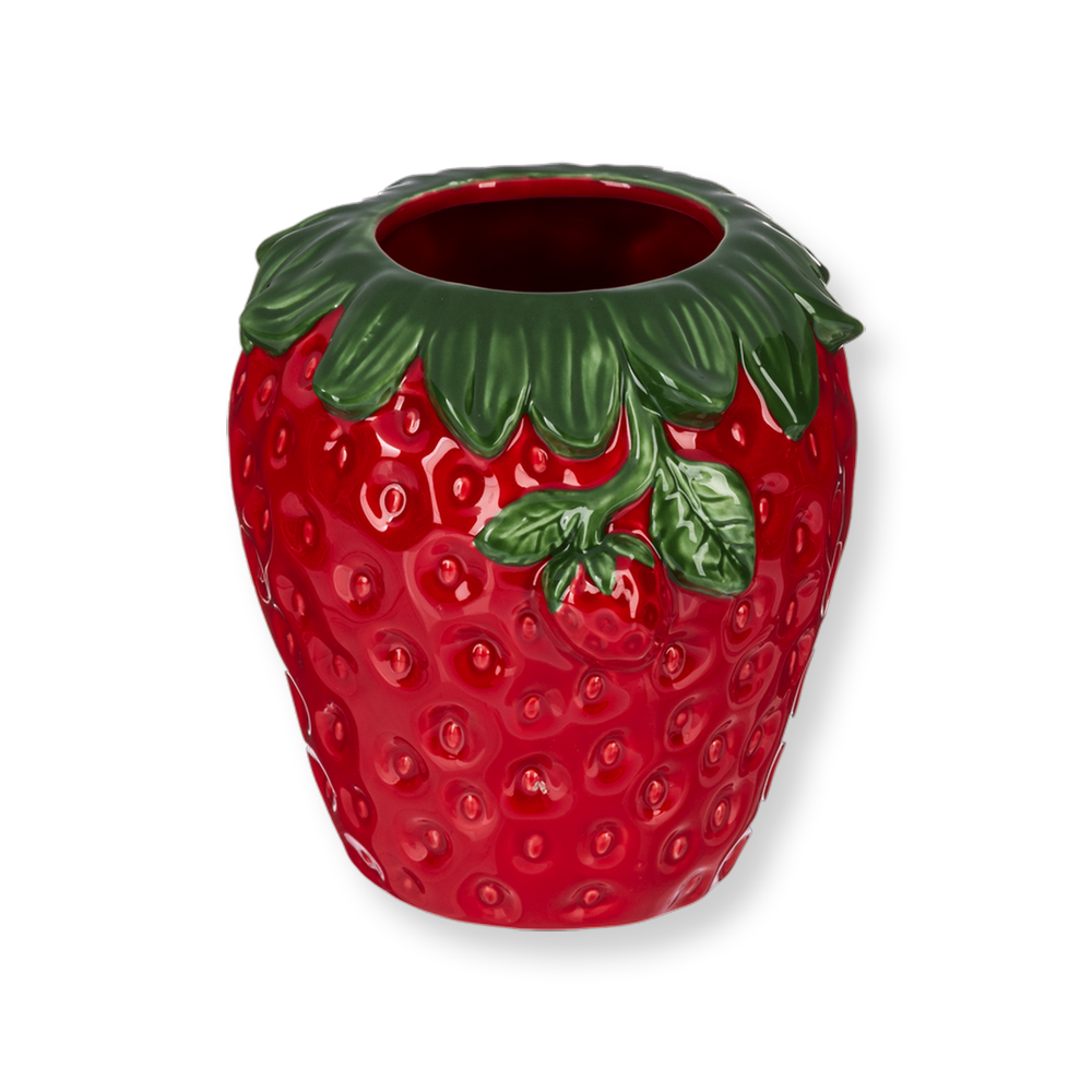 Strawberry Fields Ceramic Vase