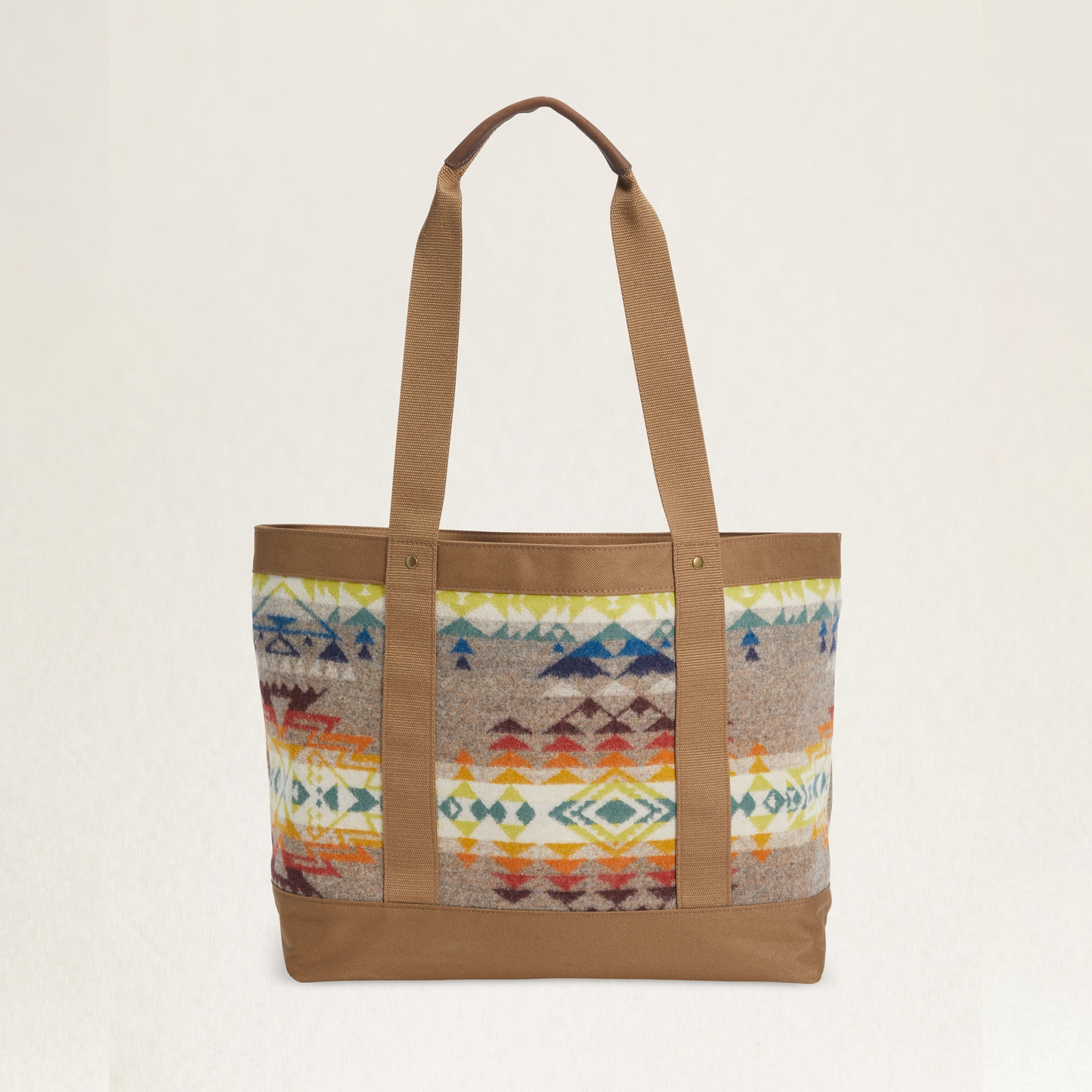 Pendleton Highland Peak Zip Tote - Tan Multi