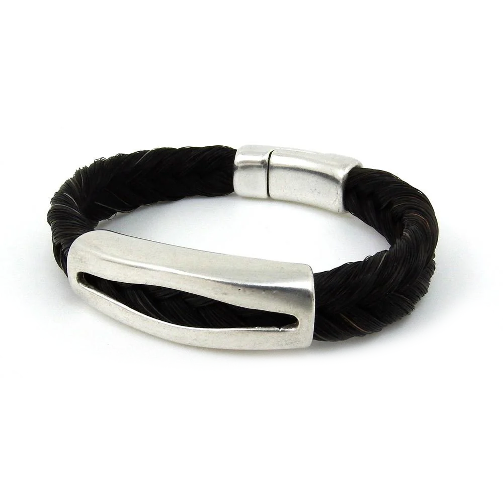 The Aviator Horsehair Magnetic Clasp Bracelet