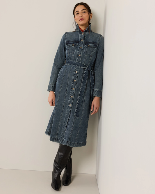 Pendleton Women's Denim Mini Shirt Dress