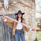 Fringe "Sweetheart of the Rodeo" Silk Twilly