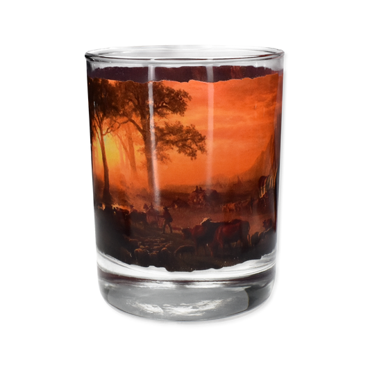 Bierstadt Emigrants Crossing the Plains Rocks Glass