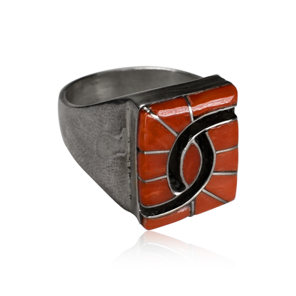 Vintage 1970s Pacific Coral Continuum Ring