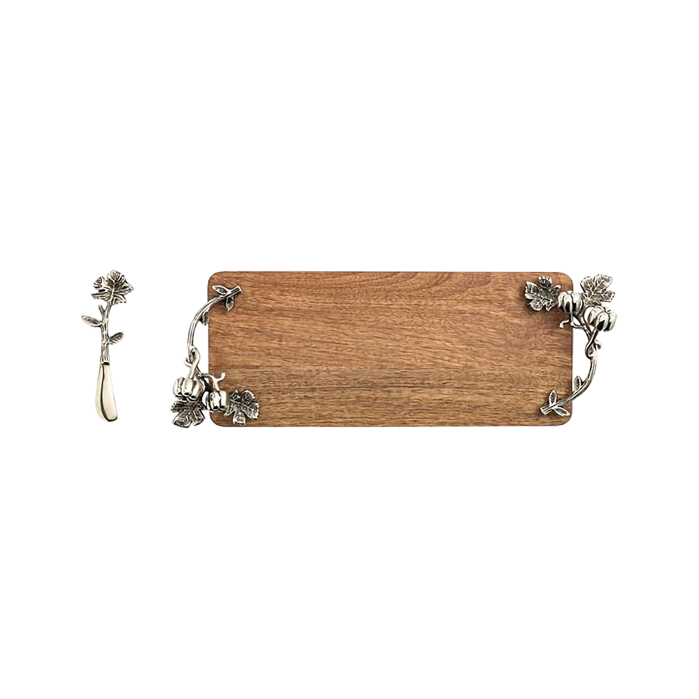 Wooden Pumpkin Tray Set
