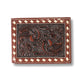 Ariat Brown Leather Floral Embossed Bifold Wallet