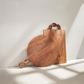 Twisted Handle Round Mango Wood Board