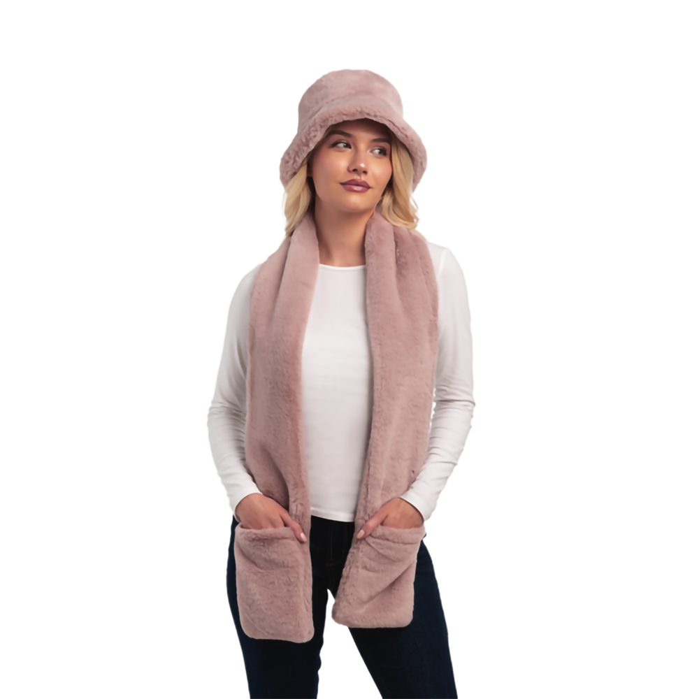 Plush Pocket Scarf