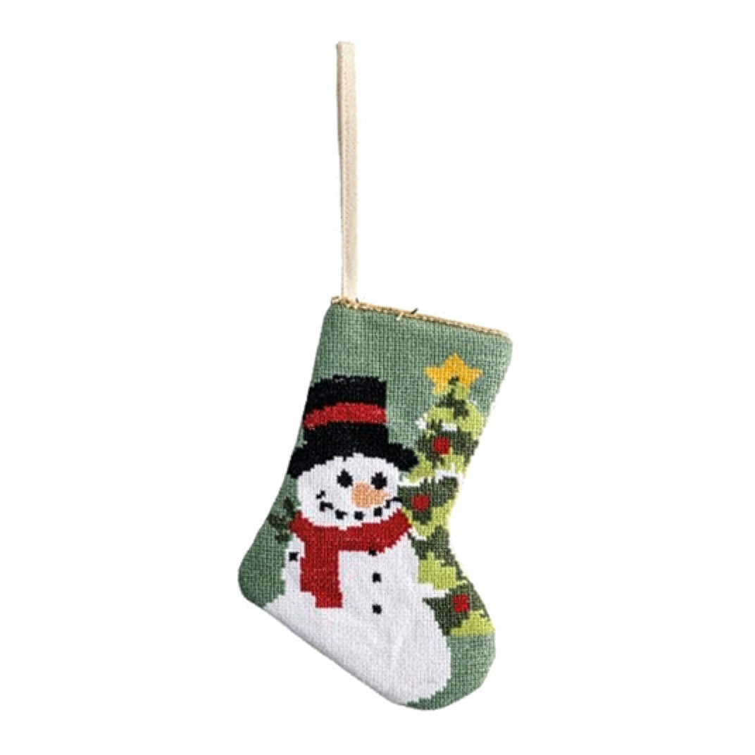 Needle Point Stocking Ornament
