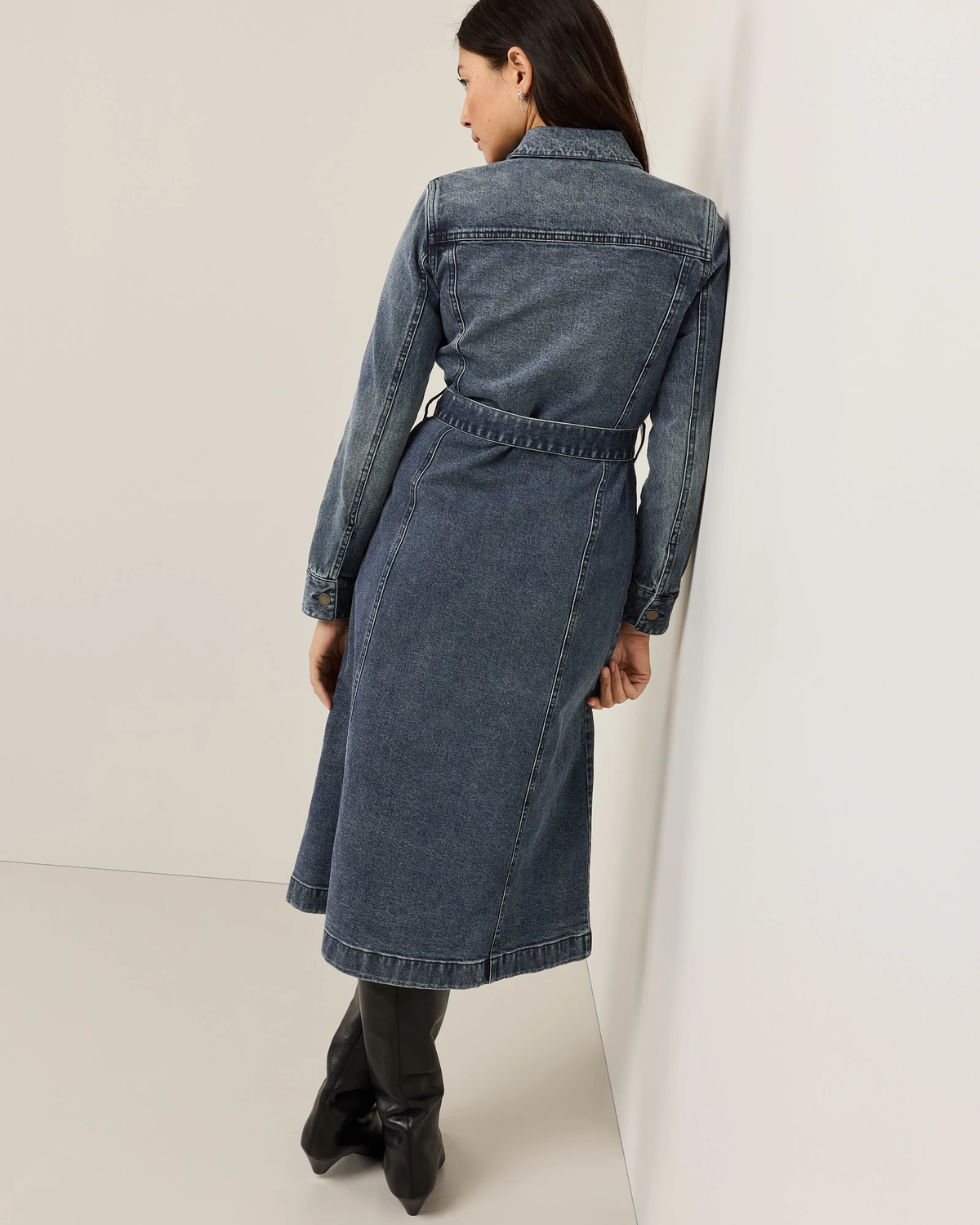 Pendleton Women's Denim Mini Shirt Dress