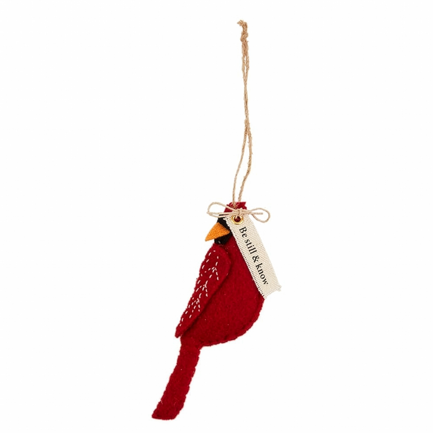 Felted Wool Cardinal Ornaments