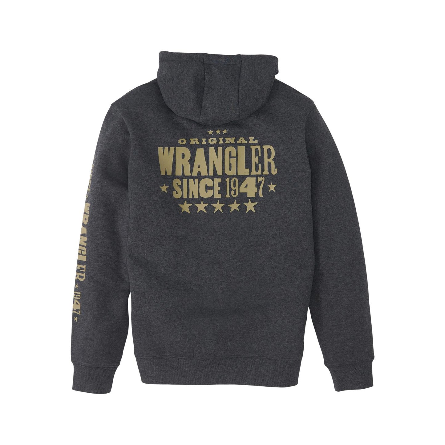 Wrangler Men's Since 1947 Graphic Logo Pullover Hoodie - Graphite