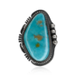 Stardrop Bloom Sleeping Beauty Turquoise Cocktail Ring by J. Nelson