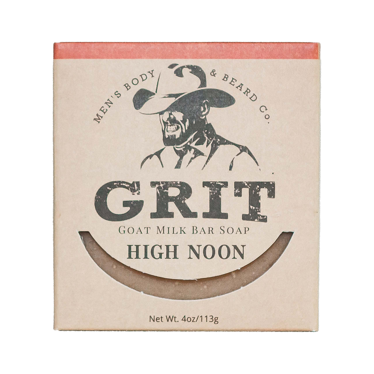 Grit Beard Co. Goat Milk Bar Soap - High Noon