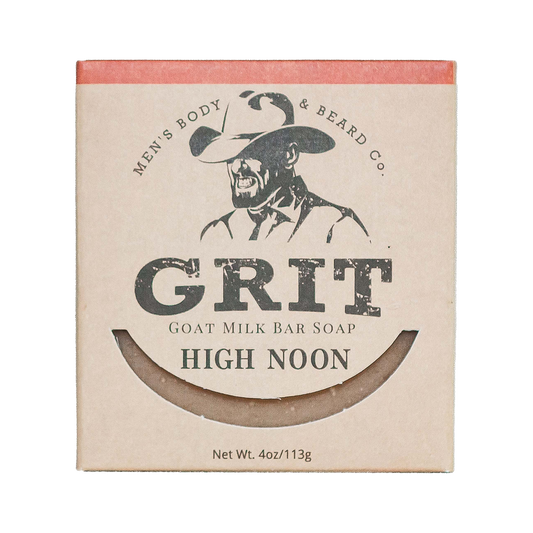 Grit Beard Co. Goat Milk Bar Soap - High Noon