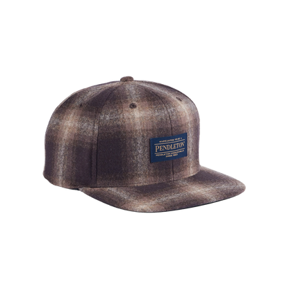 Pendleton Plaid Flat Brim Hat