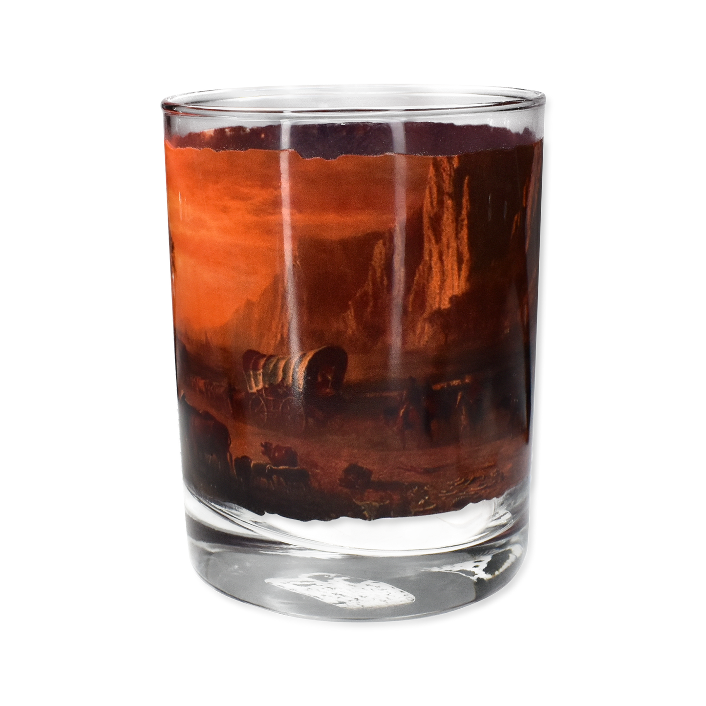 Bierstadt Emigrants Crossing the Plains Rocks Glass