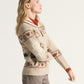 Pendleton Women's Alpine Lambswool Zip Cardigan