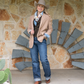 Fringe "Big Pasture" by Dolan Geiman Silk Wild Rag
