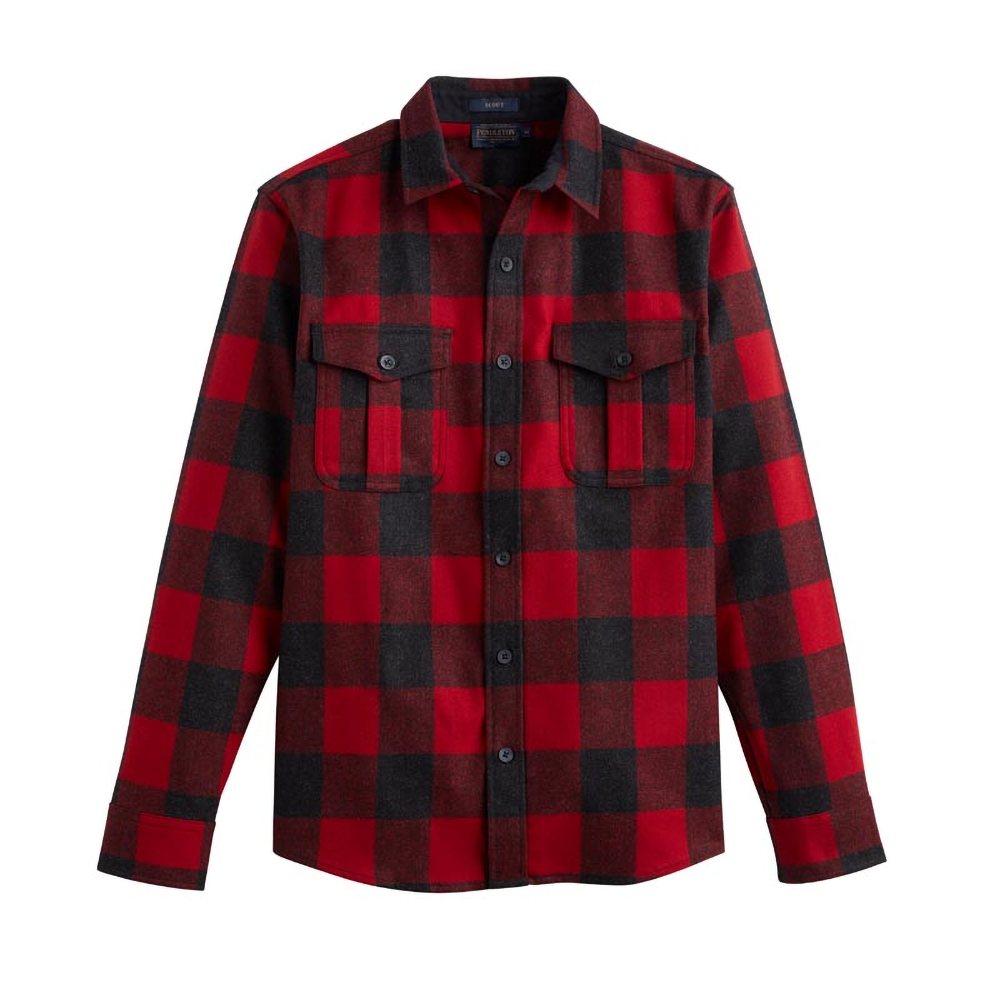 Pendleton Men's Scout Shirt - Red/Oxford Buffalo Check