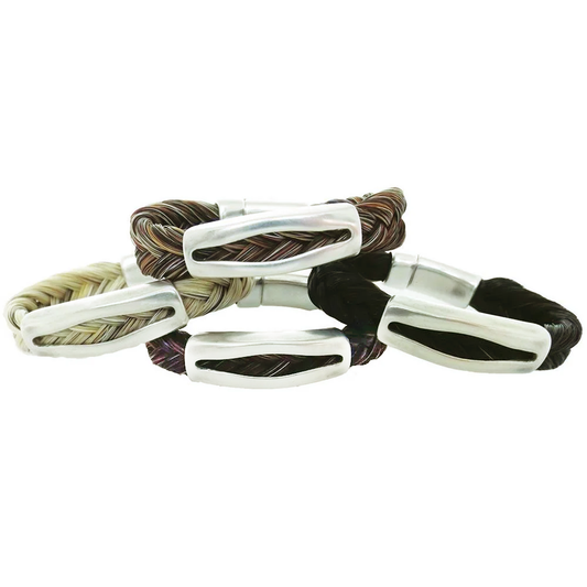 The Aviator Horsehair Magnetic Clasp Bracelet