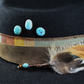 Hallett Peak Small Oval Magnetic Hat Pin - Sleeping Beauty Turquoise