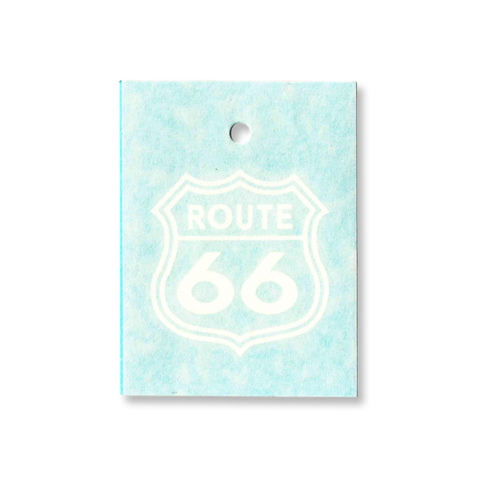 Route 66 White Cut Out Decal Sticker