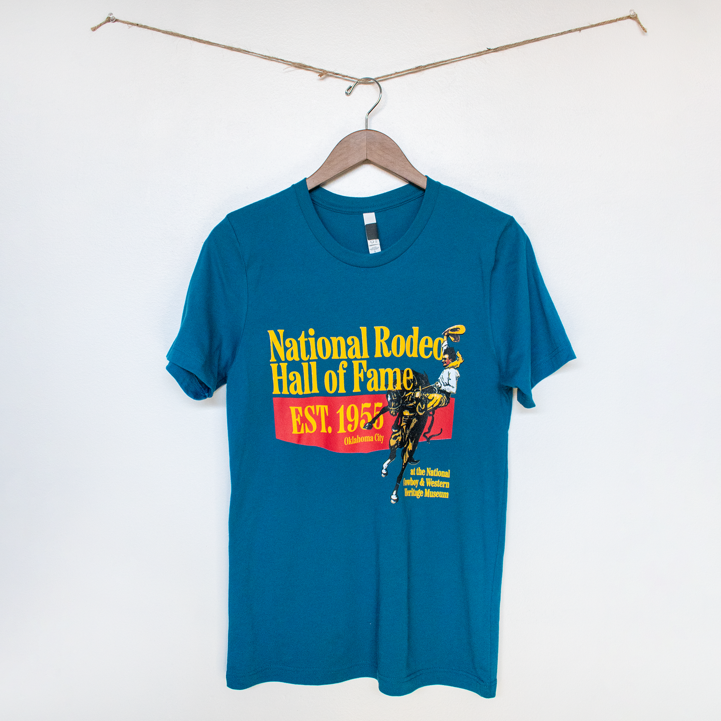 National Rodeo Hall of Fame Vintage Graphic Tribute Tee - Deep Teal