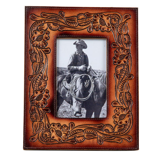 This Moment in Time Hand-Tooled Photo Frame