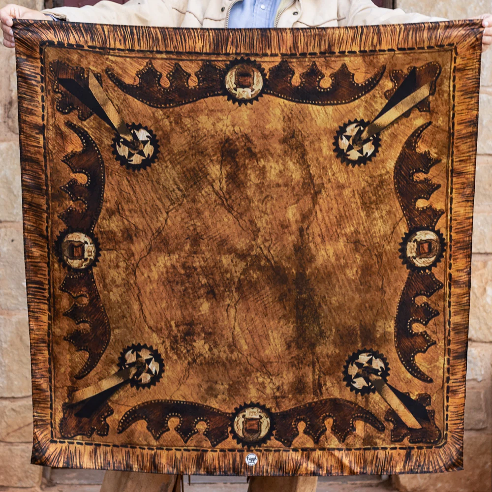 Fringe "Batwings" Silk Wild Rag