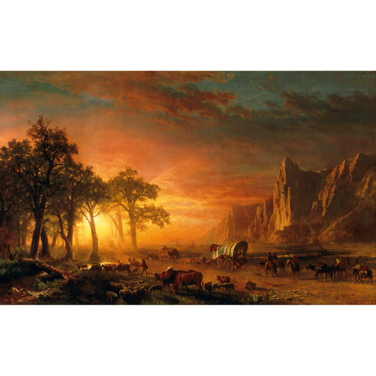 Emigrants Crossing the Plains by Albert Bierstadt