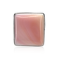 Large Square Pink Conch Shell Ring by Teller Indian Jewelry