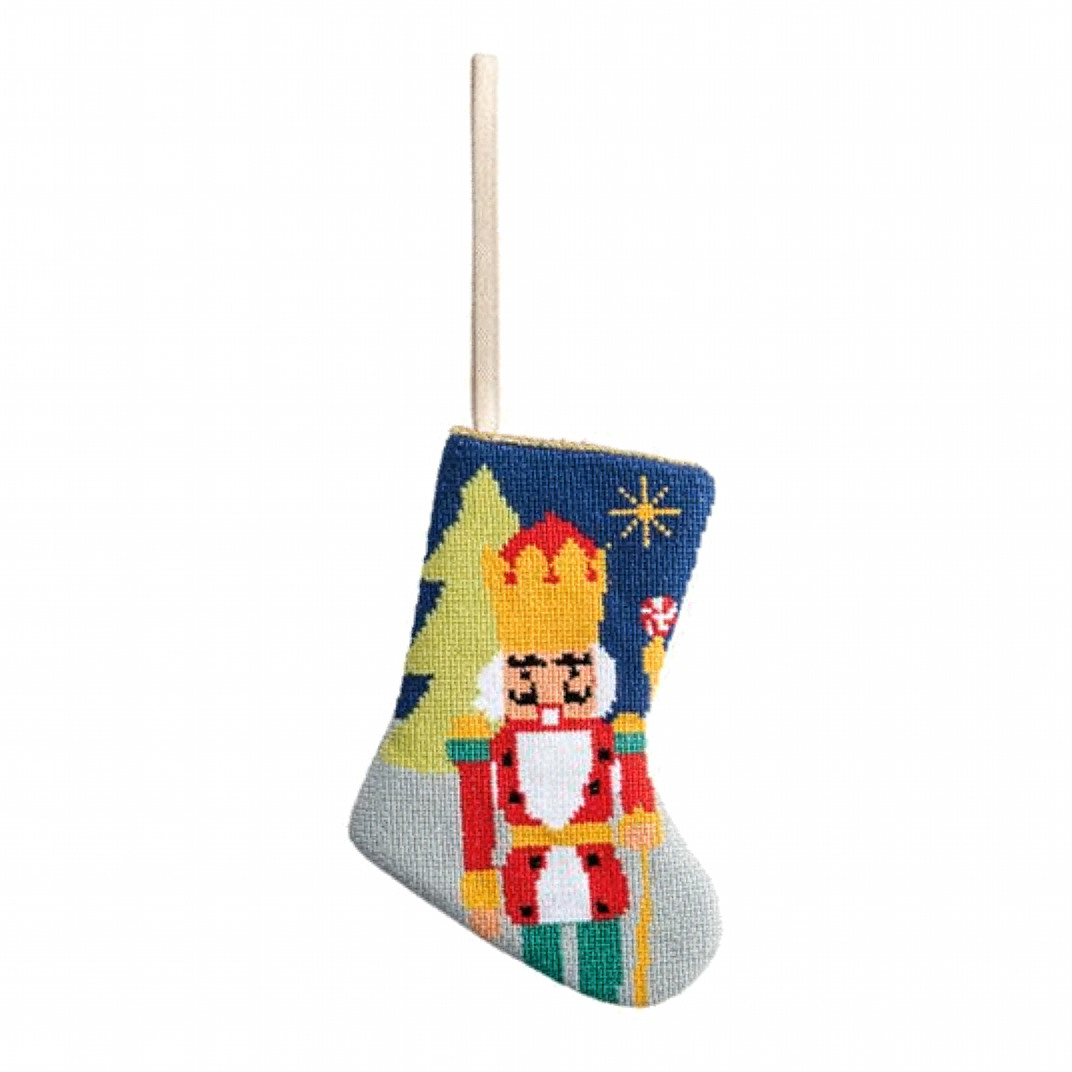 Needle Point Stocking Ornament