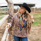 Fringe "Queen of the Rodeo" by Amy Moorhouse Silk Wild Rag