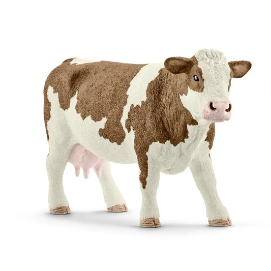 Simmental Cow Figurine