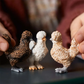Chicken Friends Figurines, Set of 3