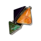 Stonewalker Pendant with Sugilite, Spiny Oyster, and Kingman Turquoise by Adam Fiero
