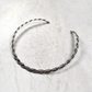 Hand Woven Sterling Silver Twist Collar Necklace by Elaine Tahe
