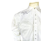 Rockmount Men's Vintage Tooling Embroidered White-on-White Western Shirt